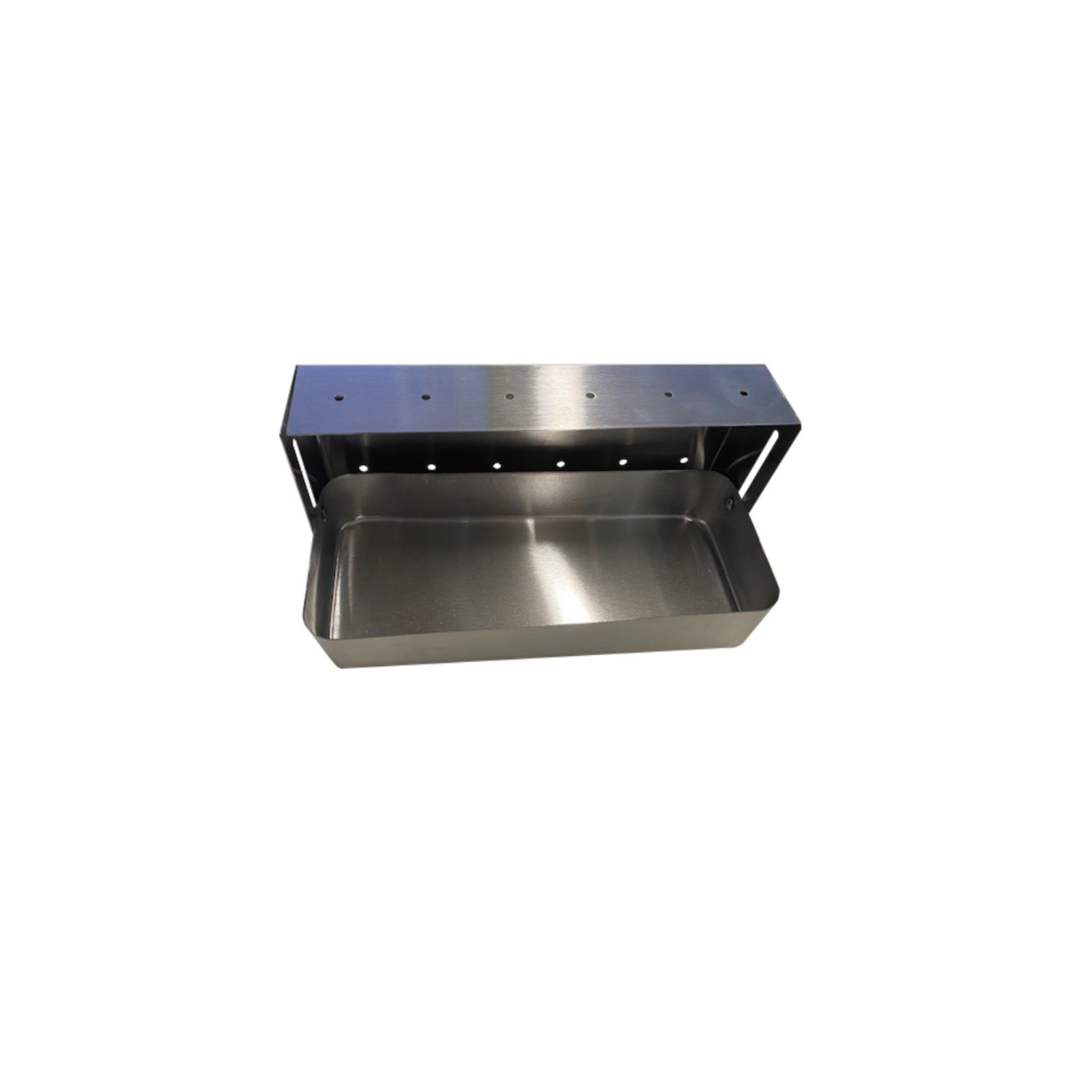 Outdoor Magic Soak & Smoke Stainless Steel Smoker Box - OMV5754