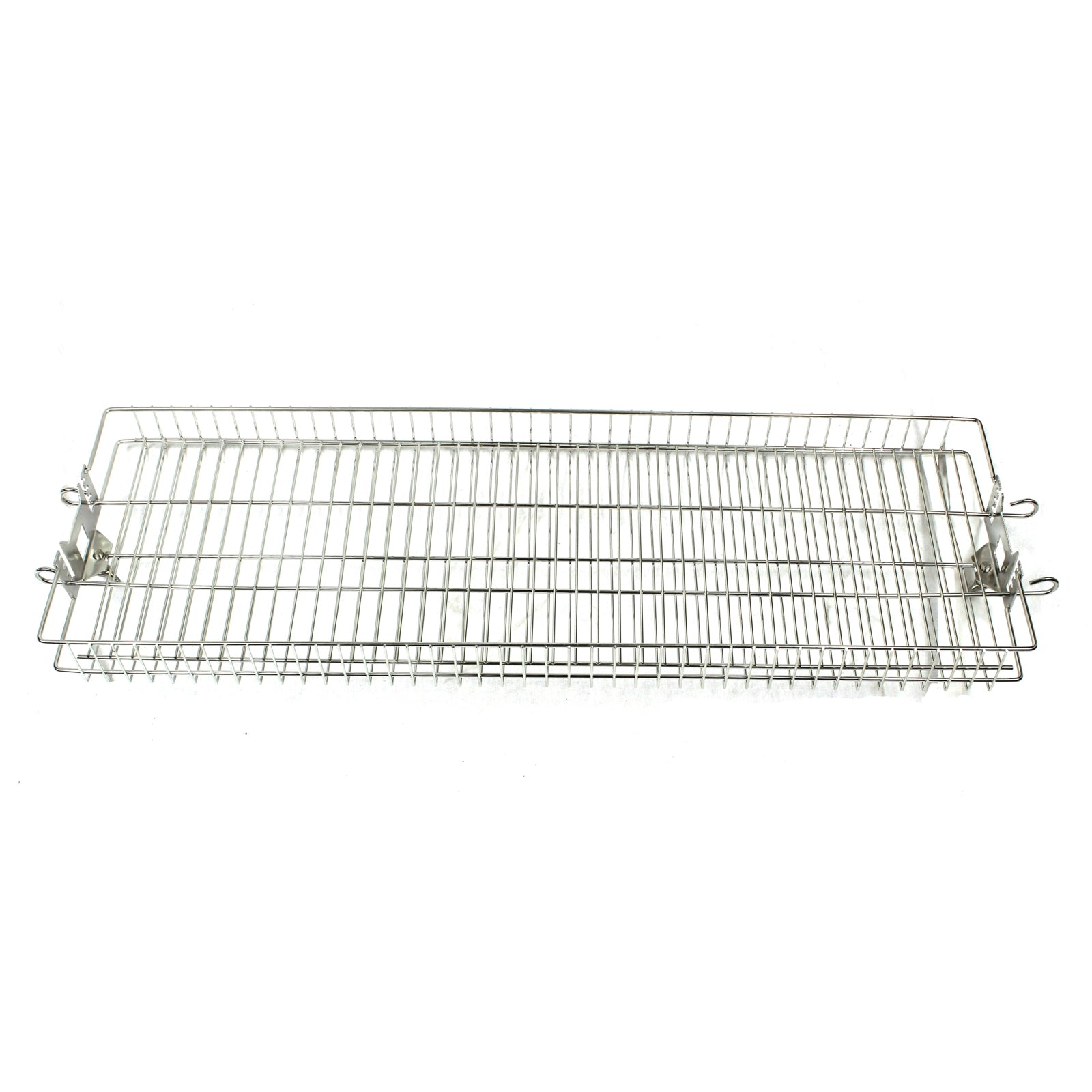 Big Spit Rotisserie Spit Basket 75cm x 25cm x 5.5cm suit a 12mm Square Skewer